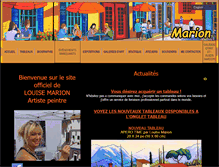 Tablet Screenshot of louisemarion.net